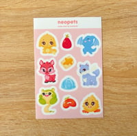 Image 2 of Neopets Sticker Sheet
