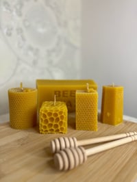 Image 1 of 100% Pure Handmade Bees Wax Candles (Individual) 