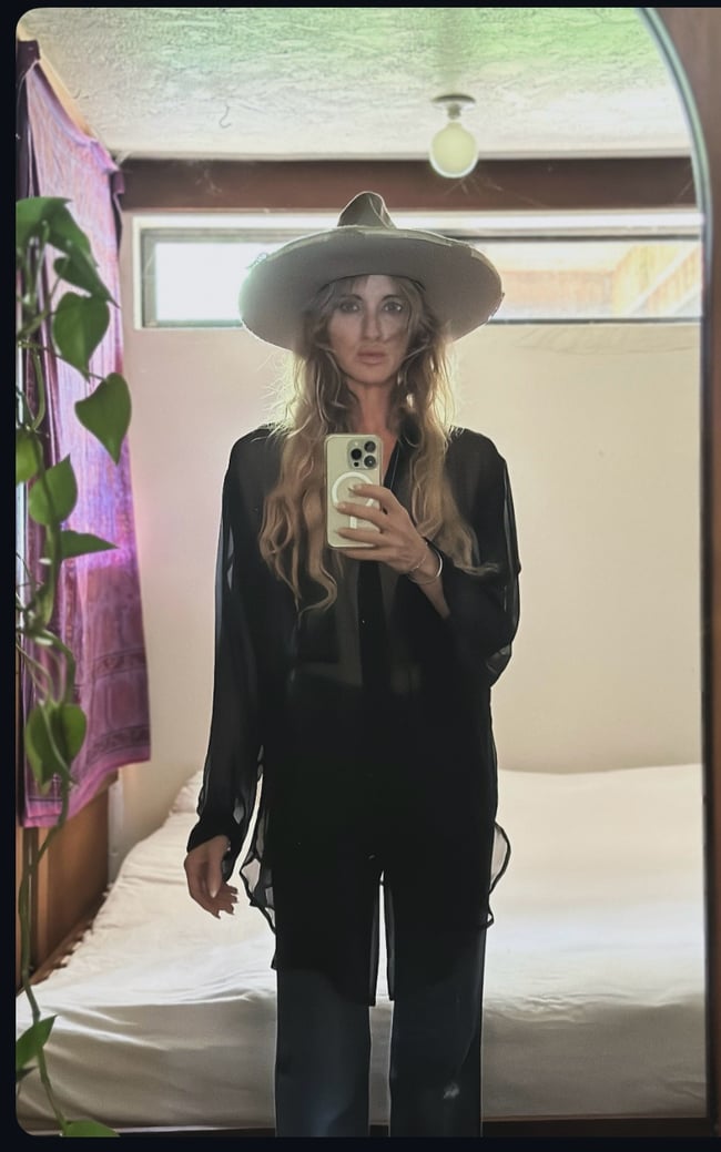 90s supermodel era black sheer tunic shirt 