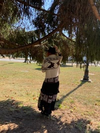 Image 4 of Jacquard Rabbit Cardigan 