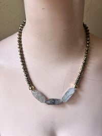Image 5 of *new* TRIPLE T + PYRITE necklace