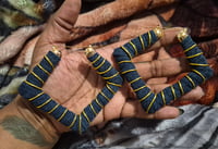 Denim Diamond Earrings