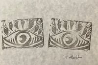 Image 2 of Assorted Hand-carved 4x6” Linocut Prints