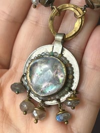 Image 3 of Kuchi opal necklace with quartz