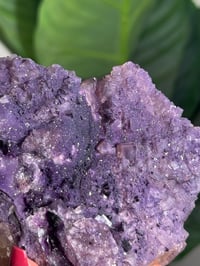 Image 6 of DOUBLE SIDED SUGAR COATED PURPLE FLUORITE -CHINA-