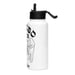 Image of TEKLIFE086 Stainless steel water bottle with a straw lid