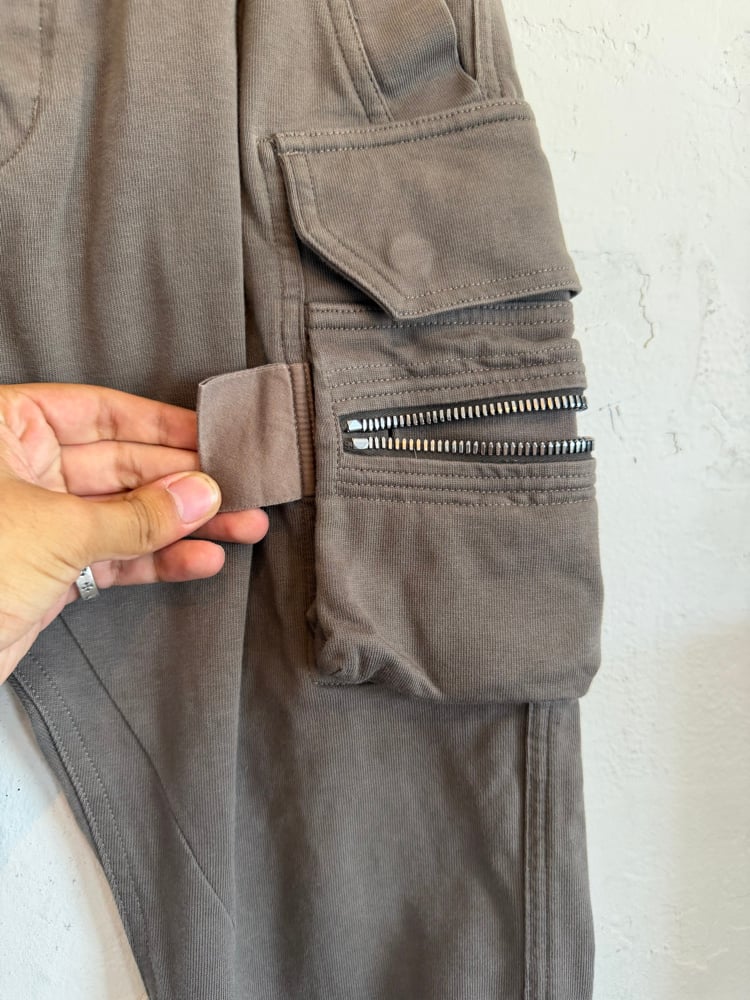 Image of Rick Owens SS22 Fogachine Cargo Sweatpants