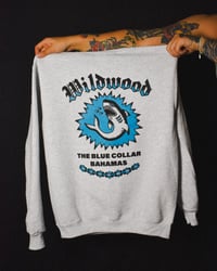 Image 1 of 'The Blue Collar Bahamas' Crewneck (Ash Gray)