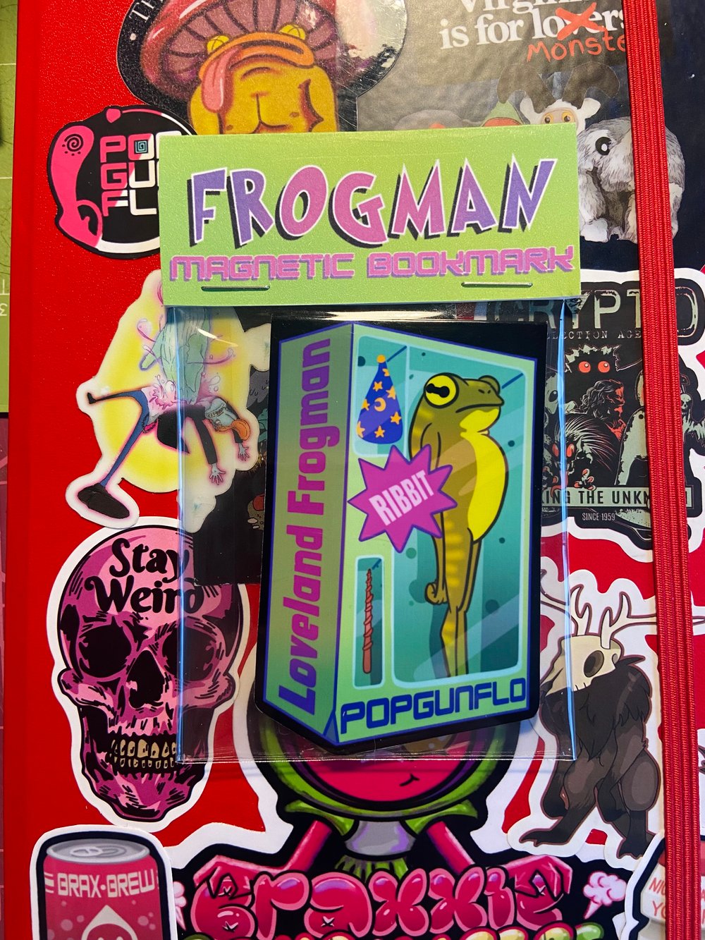 Loveland Frogman Magnetic Bookmark