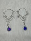 Spiderweb water droplet earrings    ($299.99)