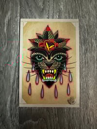 Image 1 of Panther Heart Print