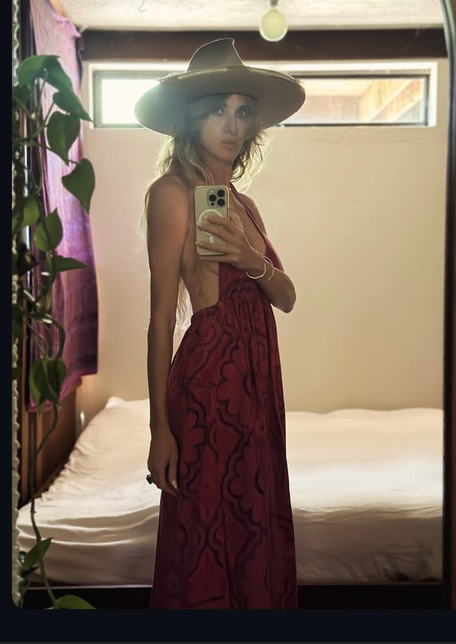 late 60s Indian block print gauze cotton halter maxi dress