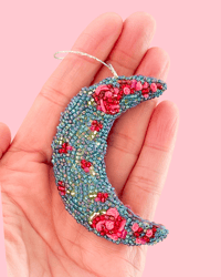 Image 1 of Beaded Celestial Moon 3