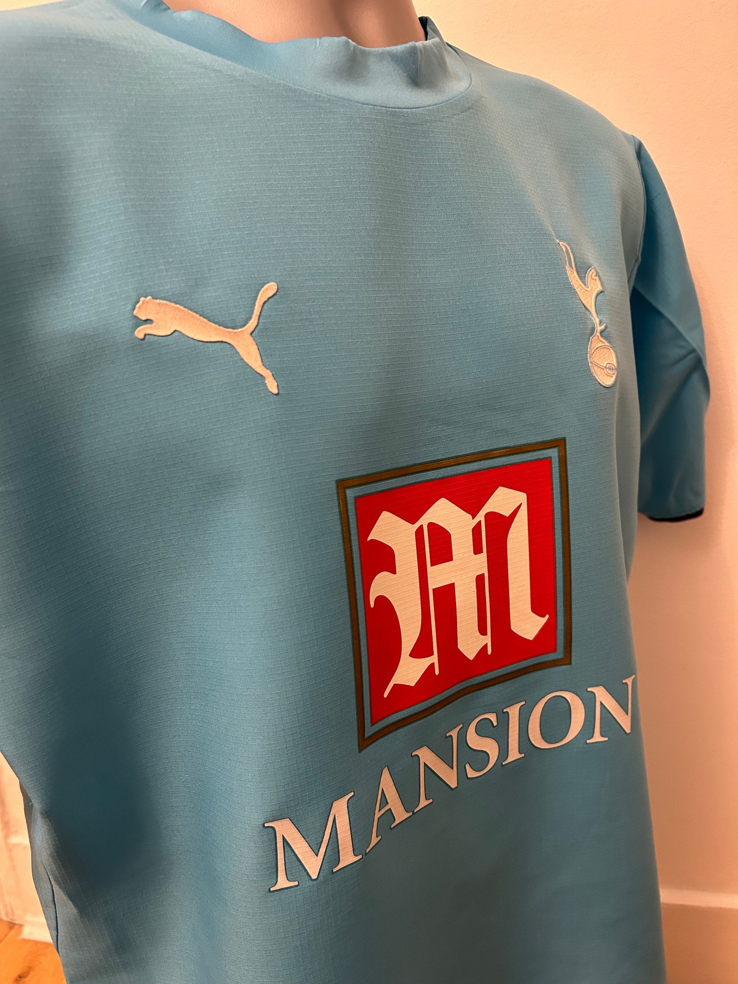 Image of Tottenham Hotspur “DEFOE 18” 2006/07 Away Shirt + PL patches (L)