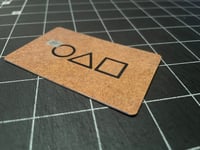 Image 1 of Squid Game Shapes Card Skin