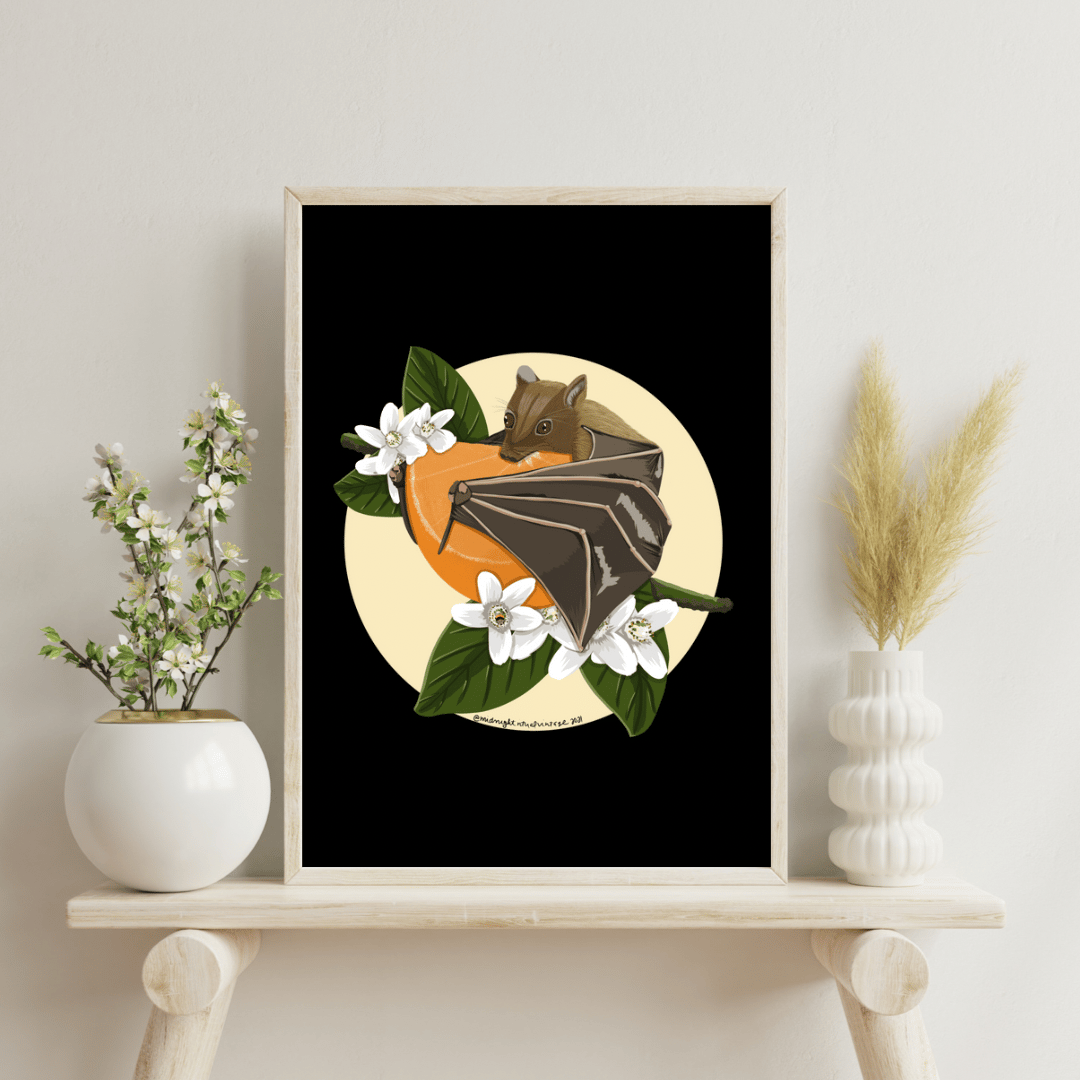 Image of B&B Fruit Bat Poster