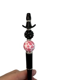 Image 3 of Pink And Black Cowboy Hat Pen