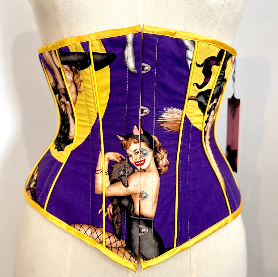 Image of UNDERBUST PIN UP HALLOWEEN