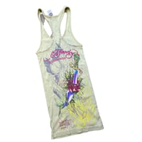 Image 2 of Ed Hardy Green Printed Tank
