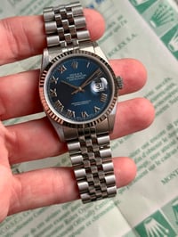 Image 4 of Rolex Datejust 16234 Blue Roman