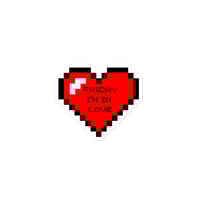 Image 2 of Friday I’m in Computer Love Sticker