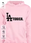 Pink La toxica hoodie 