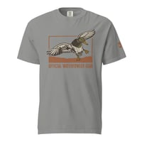 Image 1 of OWG - Mallard Left Sleeve Brand Unisex garment-dyed heavyweight t-shirt 