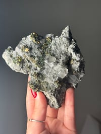 Image 2 of PHANTOM CALCITE WITH CHALCOPYRITE - LINWOOD MINE, BUFFALO, IOWA 7