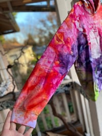 Image 3 of XL Live Fast Eat Trash Tie Dye Hoodie