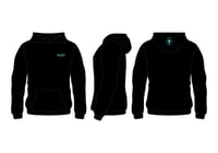 LocalHoops Est 2012 Fleece Hoodie - Black/Turquoise