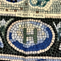 Image 2 of Hermès Cashmere Shawl  "Pavement" by Maurice Tranchant 140cm