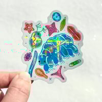 Image 1 of Microscopic Life Holo 3” Sticker