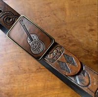 Image 2 of STEEL GUITAR BELT BUCKLE