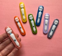 Image 2 of Fused glass vibrator magnets