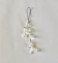 Image 2 of Floral Pearl Phone Charms