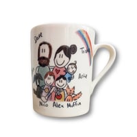 Image 1 of Custom Family Mug  (450 ml / 15 oz)