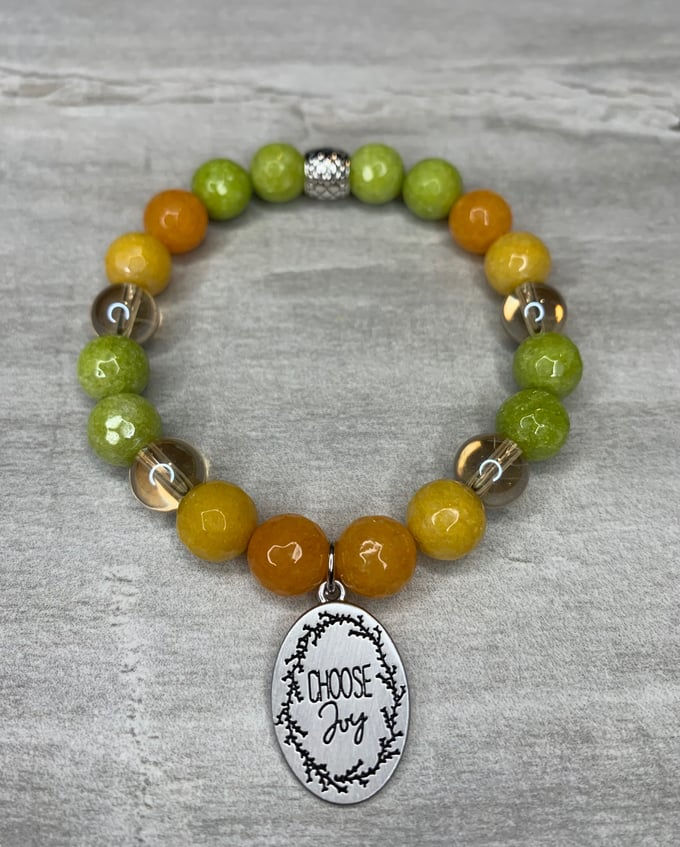 Image of "Choose Joy 9"  Charm Bracelet