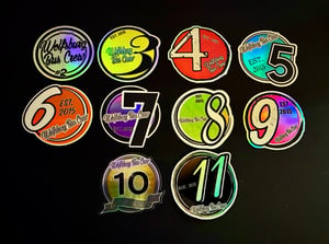Image of WBC Limited Edition Holographic 11th Birthday Sticker