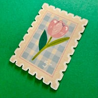 Image 3 of Sticker Timbre Tulipe
