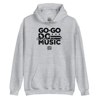 Image 1 of LOVE DC GOGO "GO-GO IS OFFICIAL MUSIC" Unisex Hoodie (see color options)