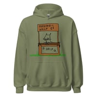 Image 2 of I help Unisex Hoodie 
