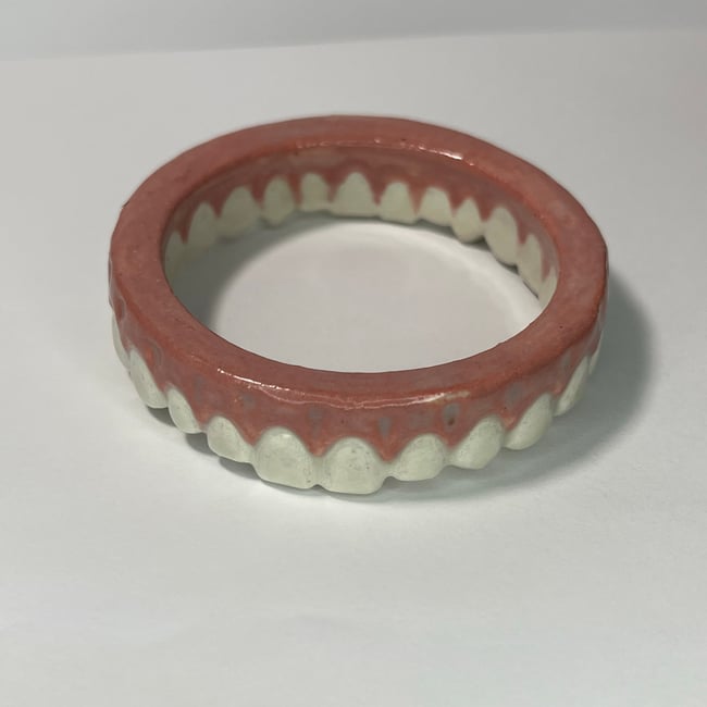 Teeth Bracelet D - 6.65 in Inner Circumference