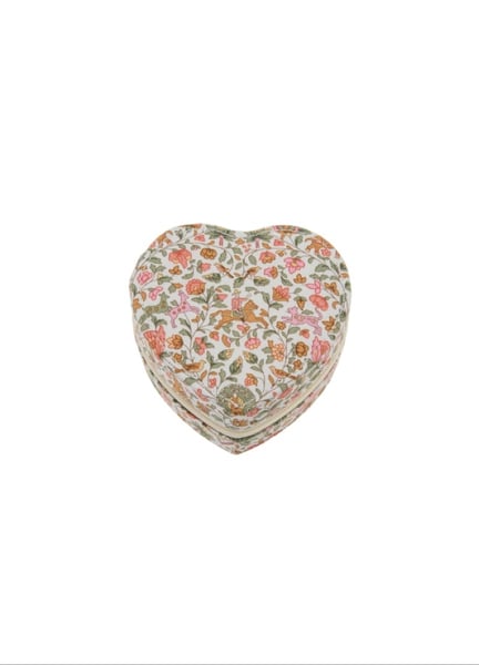 Image of Jewellery Box Heart - Liberty Irman Pink