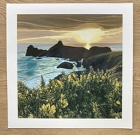 Image 2 of ‘GOLDEN HOUR AT KYNANCE’ PRINT