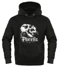 Phee6Z Logo Blk Hoodie (white)