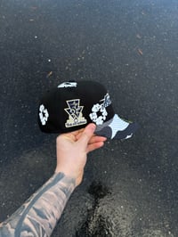 Image 4 of CAMO VISOR  BLACK HOUSTOM ASTROS CUSTOM FITTED CAP