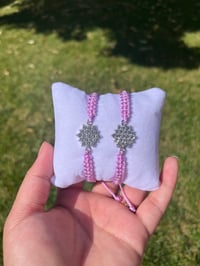 Lavender Rhinestone Bracelets 