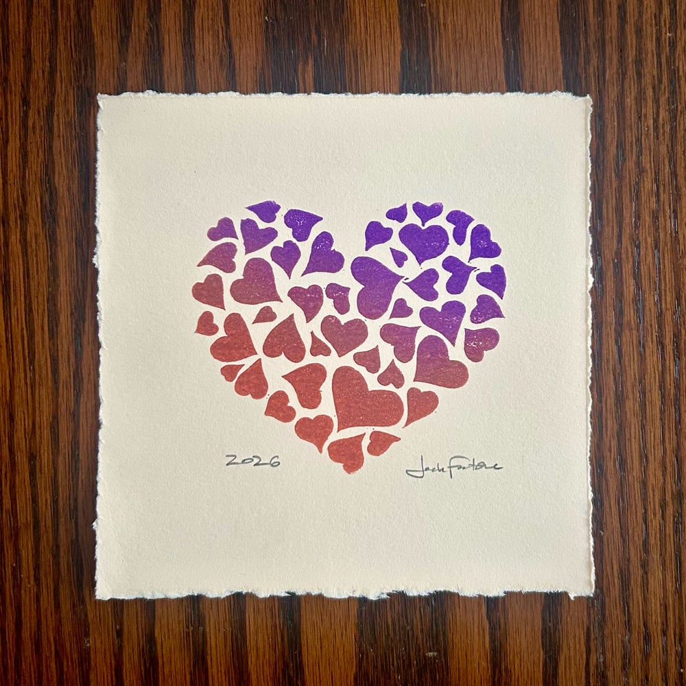 Image of Hollow Heart print