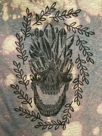 Image 4 of 'Wreath' - Halloween Collection - Custom Blockprint Bleach Tee