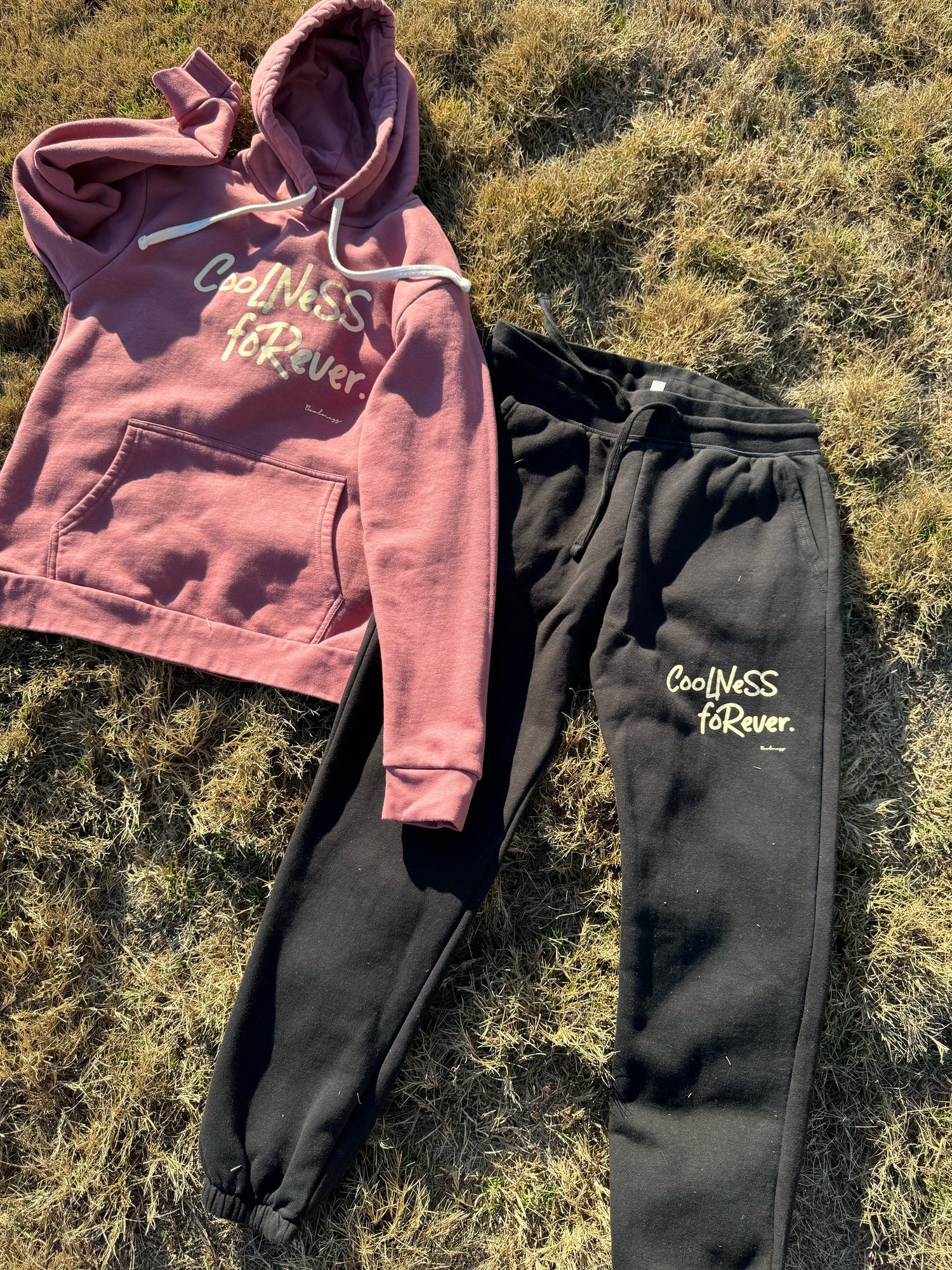 Image of Coolness Forever Sweatsuit - Muave/Black